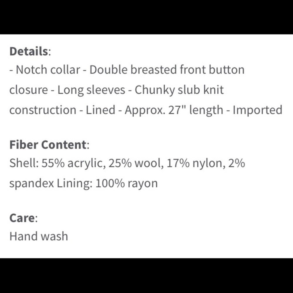 Double breasted cardigan S - Picture 7 of 7